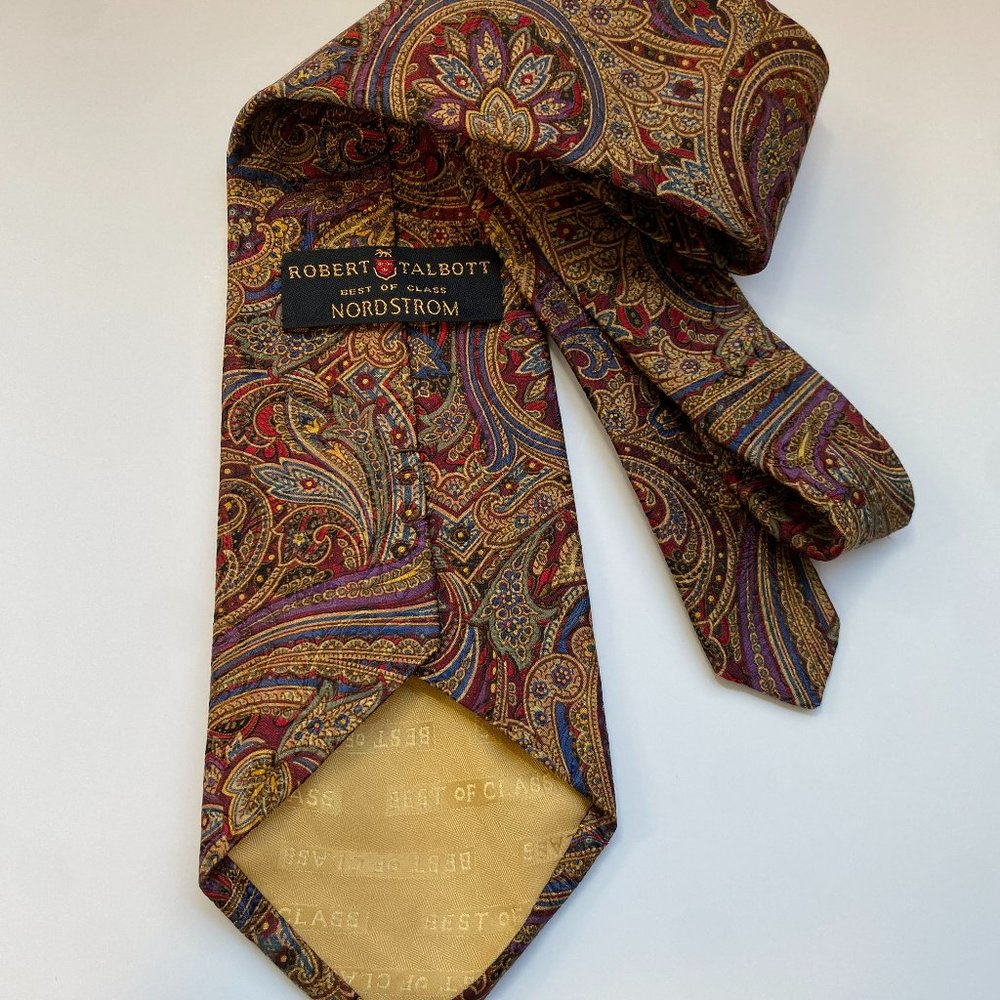 ROBERT TALBOTT BEST OF CLASS SILK TIE.